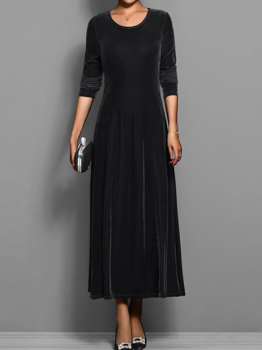 Soft Velvet Dress – Zalumo
