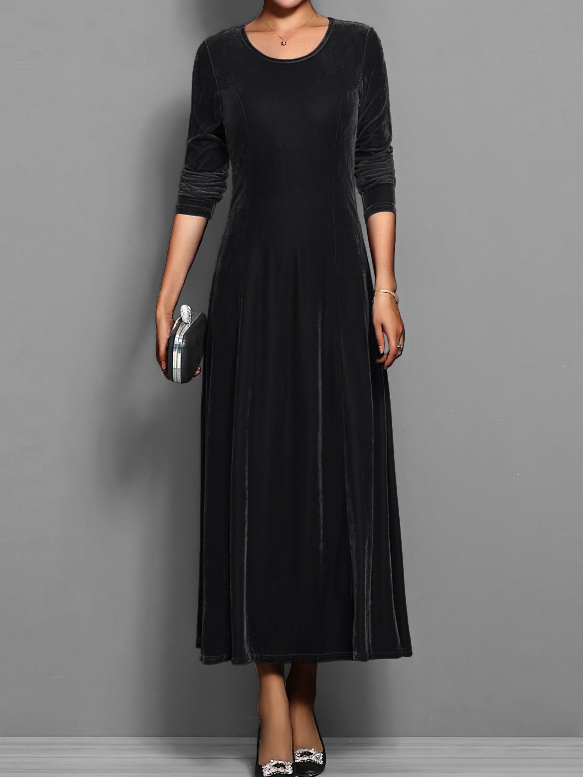 Soft Velvet Dress – Zalumo