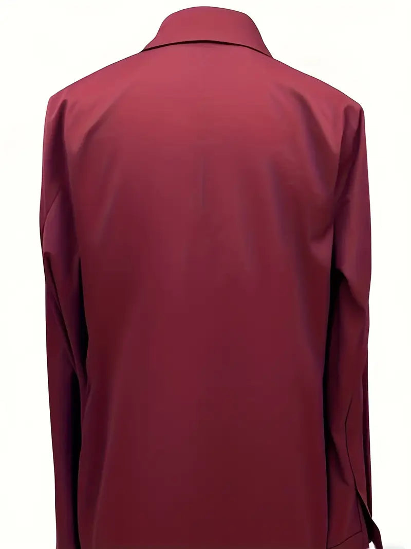 Premium V-Neck Satin Blouse