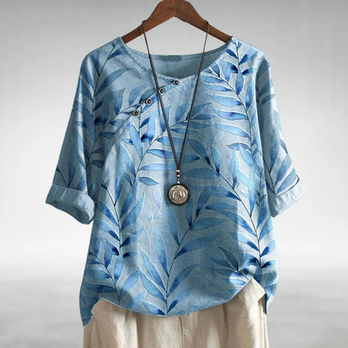 Chic Blouse with a Playful Flair – Zalumo