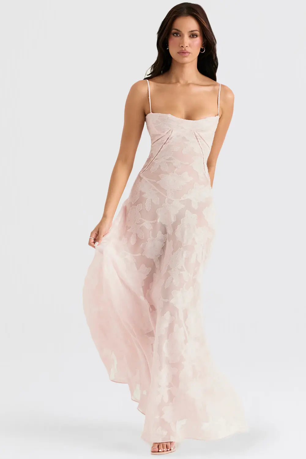 Long Summer Dress with Open Back and Adjustable Straps – Zalumo