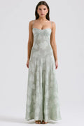 Long Summer Dress with Open Back and Adjustable Straps – Zalumo