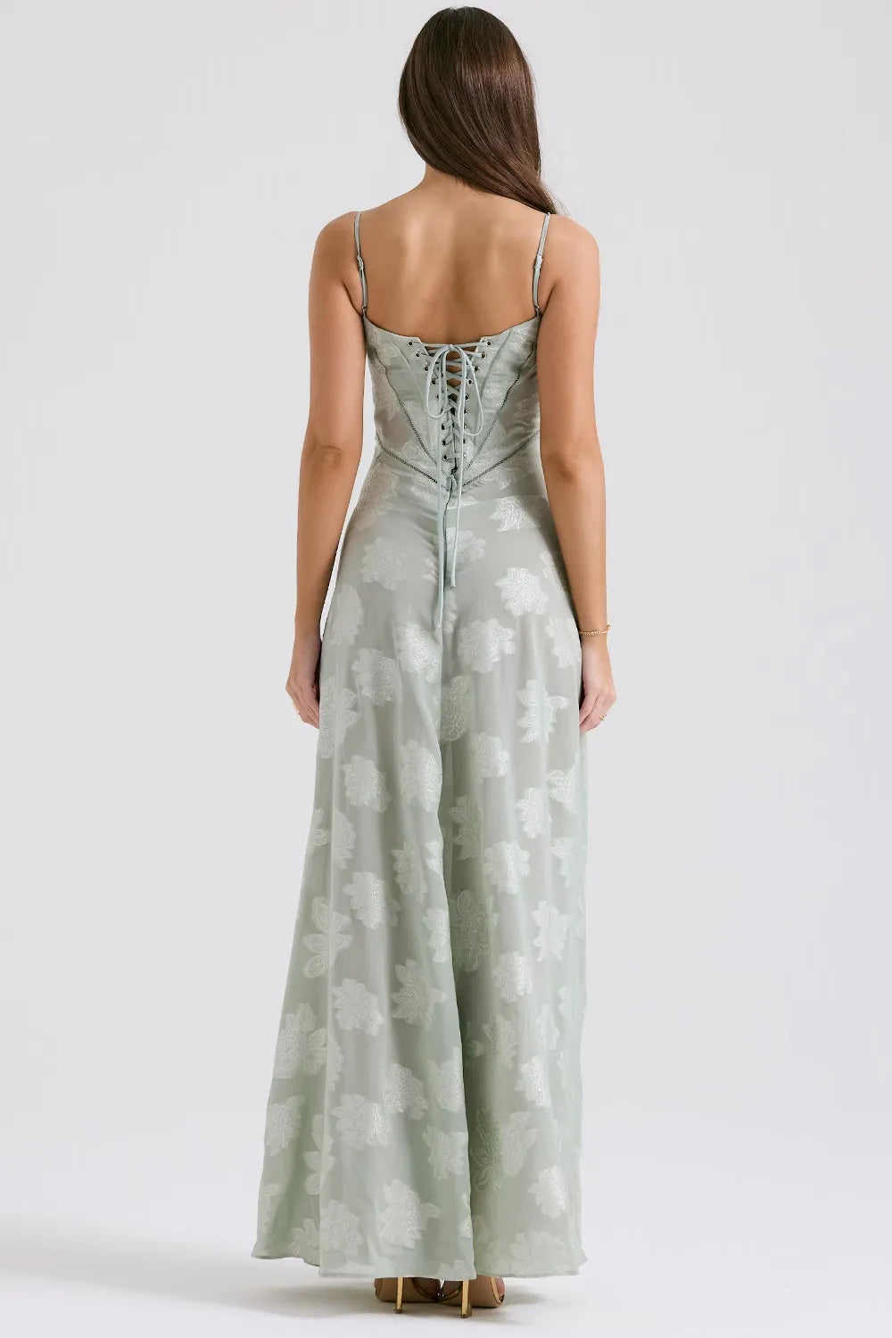 Long Summer Dress with Open Back and Adjustable Straps – Zalumo