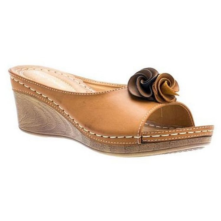 Women's Orthopedic Cushioned Wedge Sandals – Zalumo