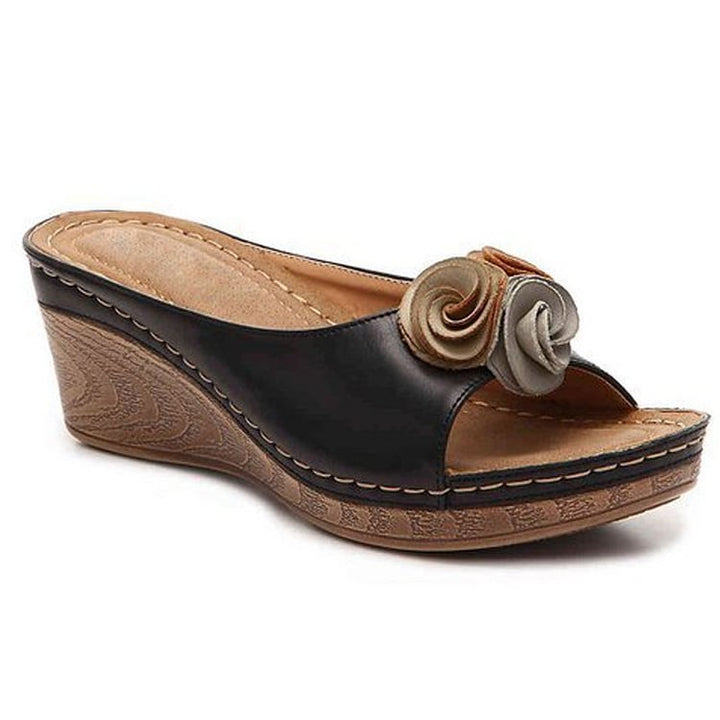 Women's Orthopedic Cushioned Wedge Sandals – Zalumo