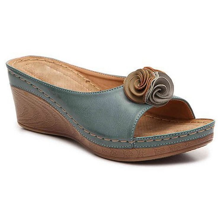 Women's Orthopedic Cushioned Wedge Sandals – Zalumo