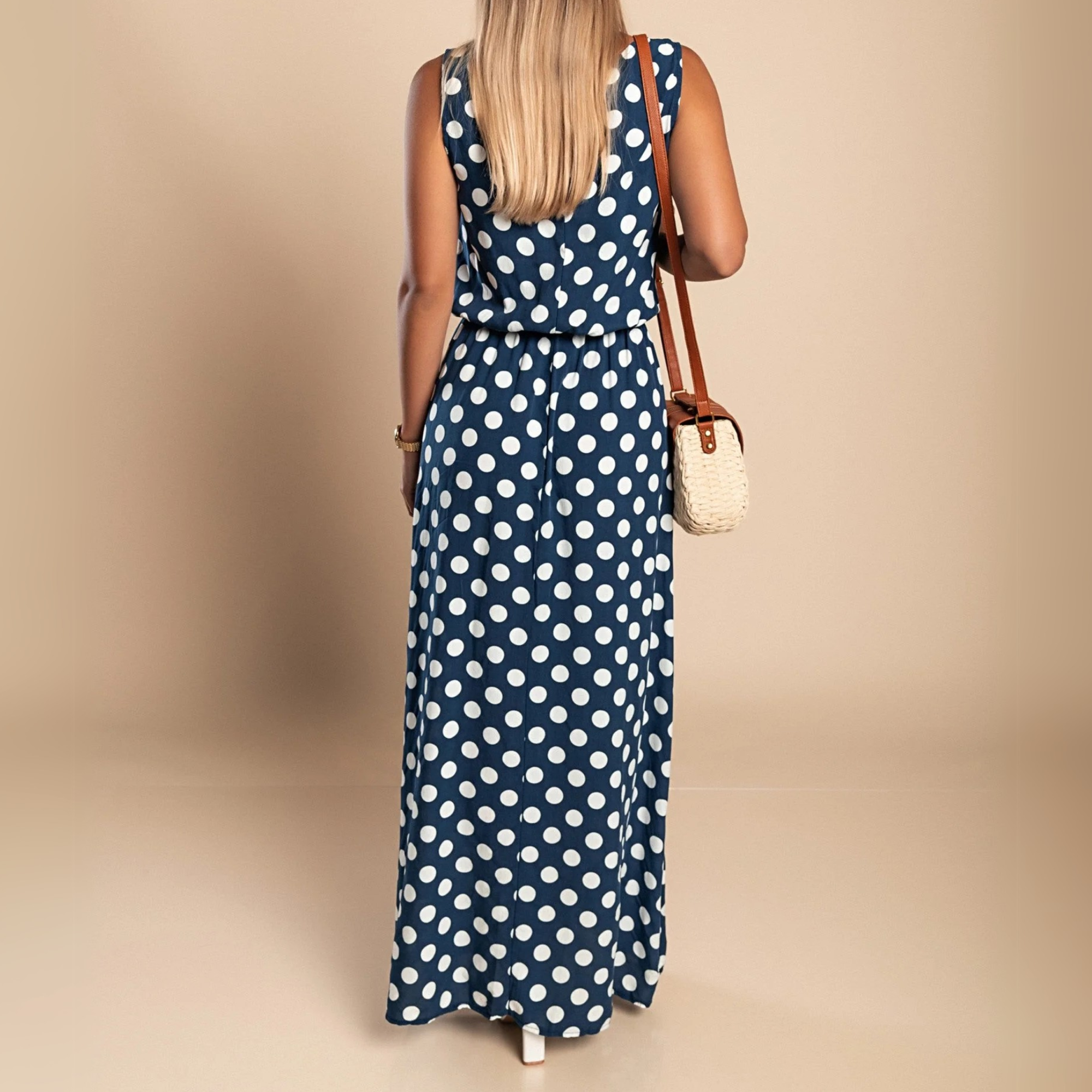 Polka Dot Maxi Dress – Zalumo