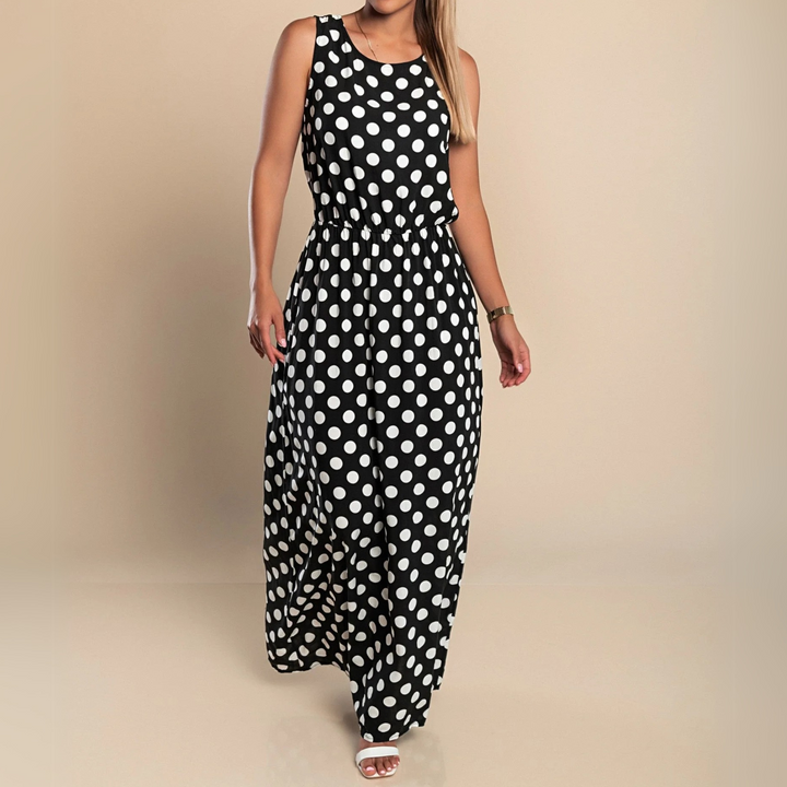 Polka Dot Maxi Dress – Zalumo