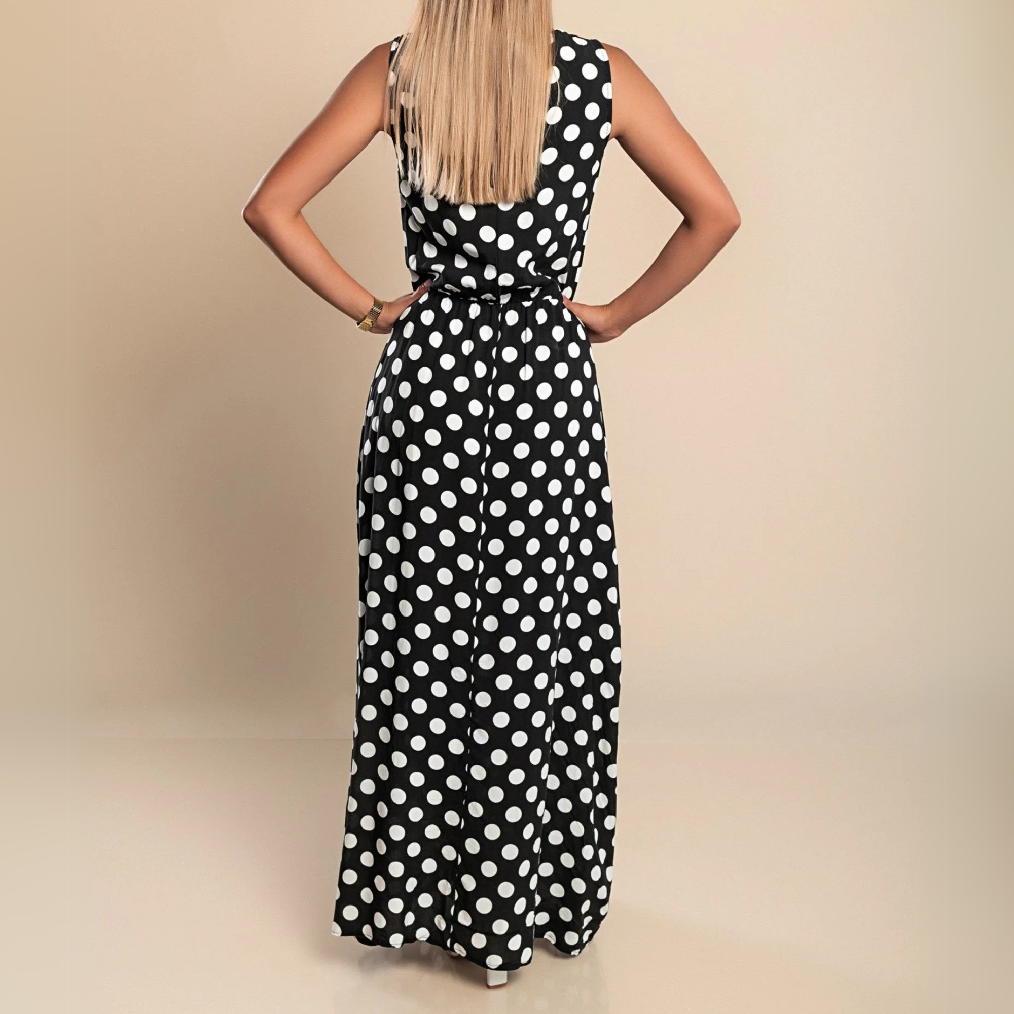 Polka Dot Maxi Dress – Zalumo
